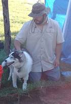 Ben and his dog Luna.