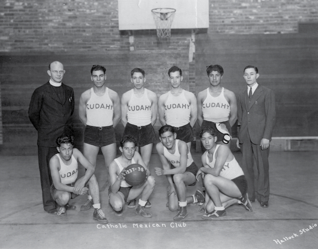 Photo of the Catholic Mexican Club, 1937-38.