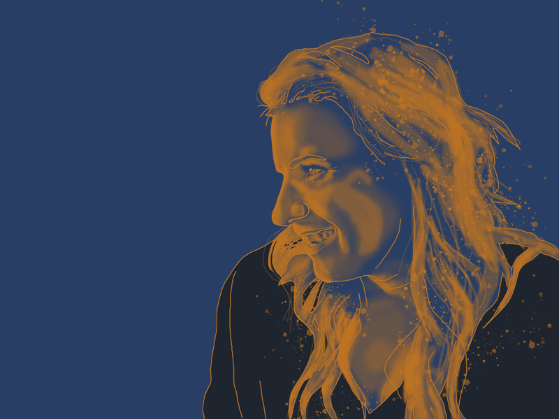 Digital portrait of Amy Huser