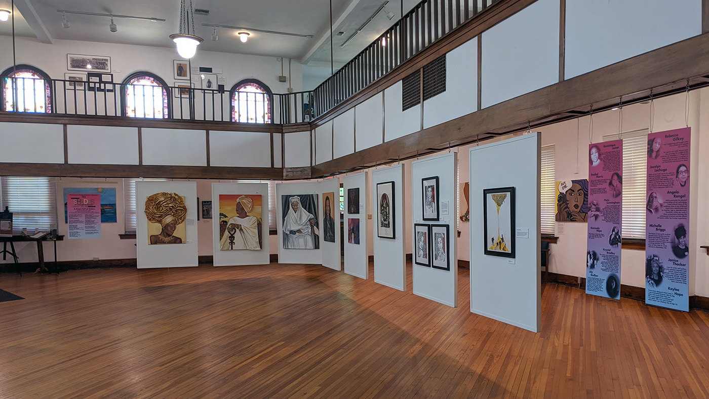The main gallery of The Kansas African American Museum