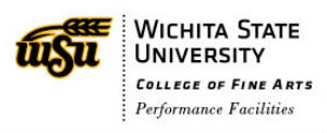WSU College of Fine Arts logo. 