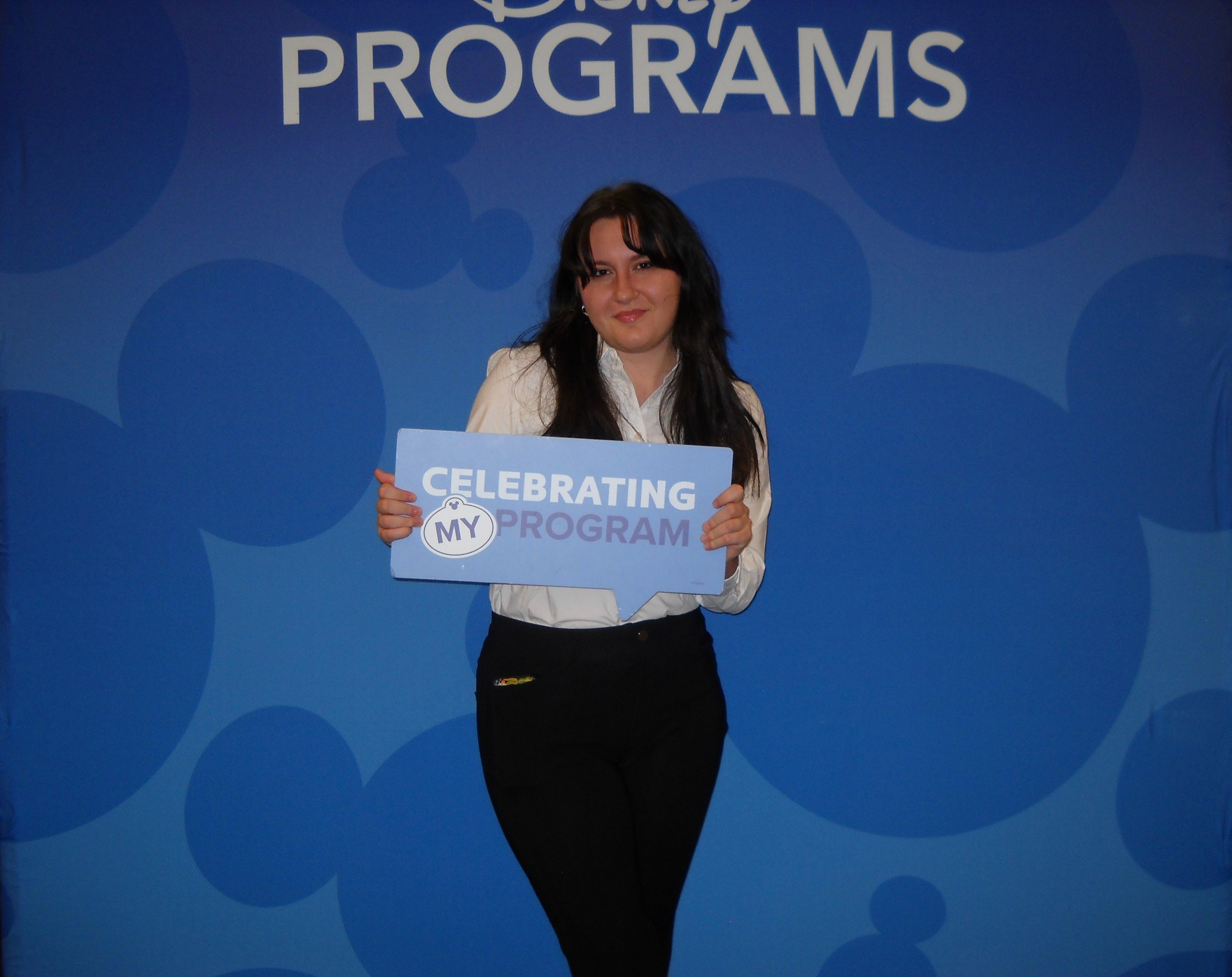 Animation student, Makenzie Leigh, at her Disney College Program graduation.