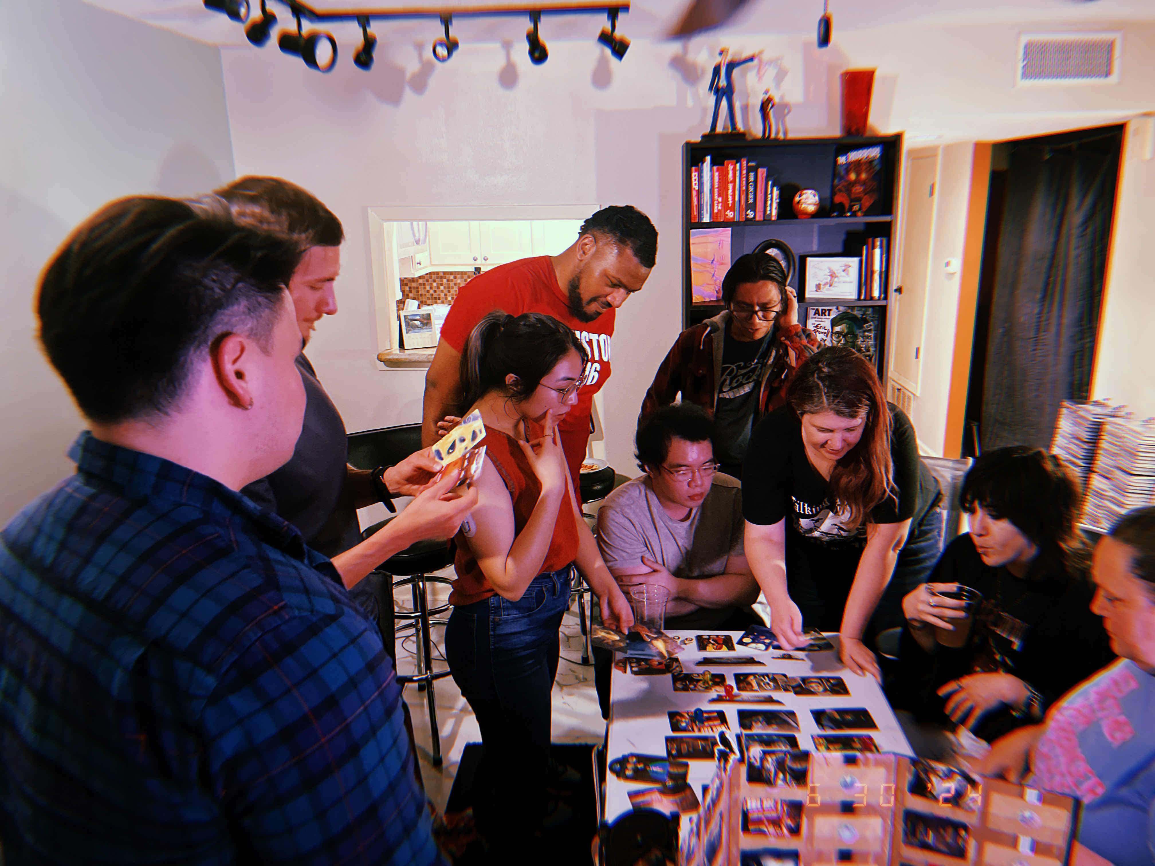 Jay Lai with friends.