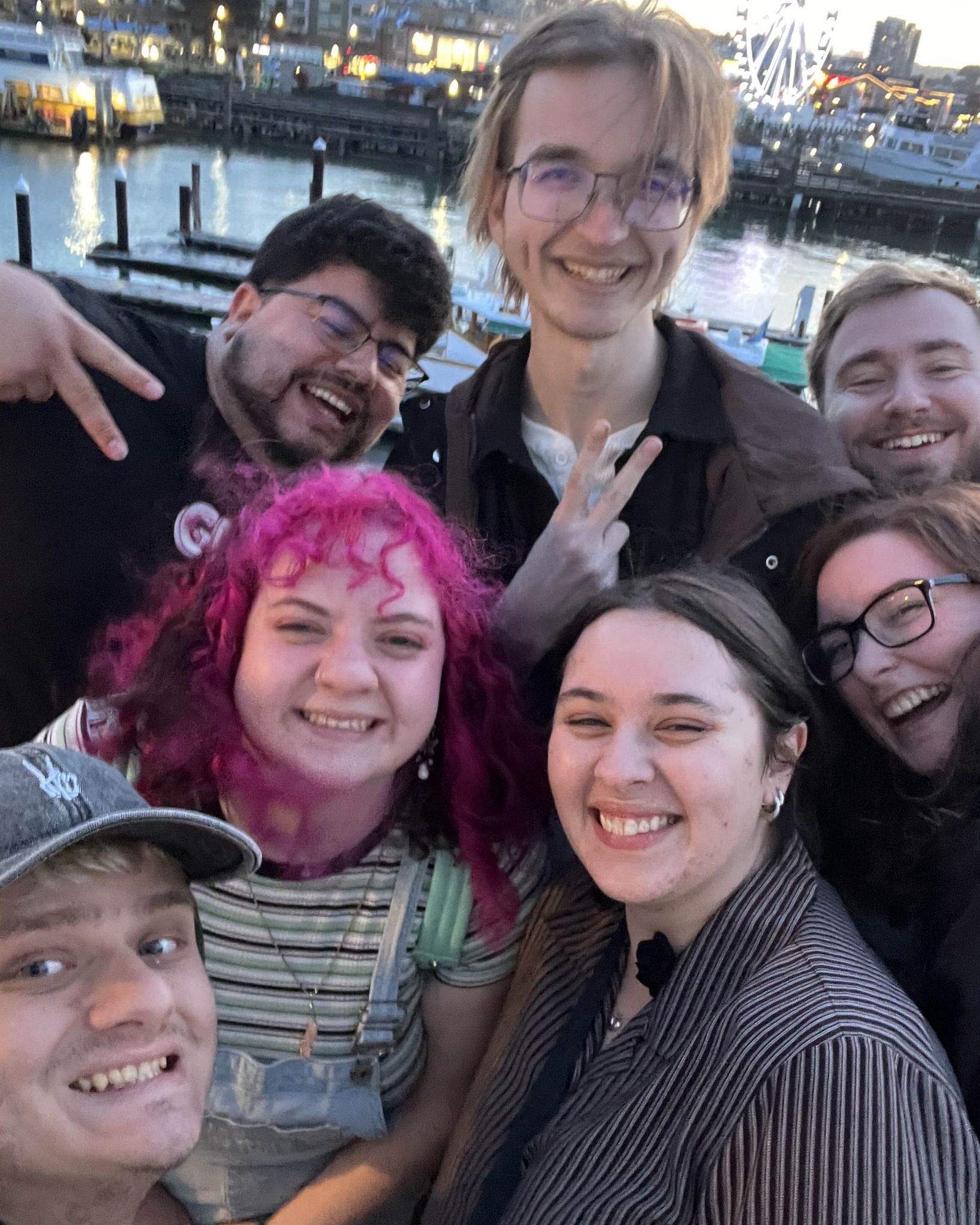 School of Digital Arts students selfie.