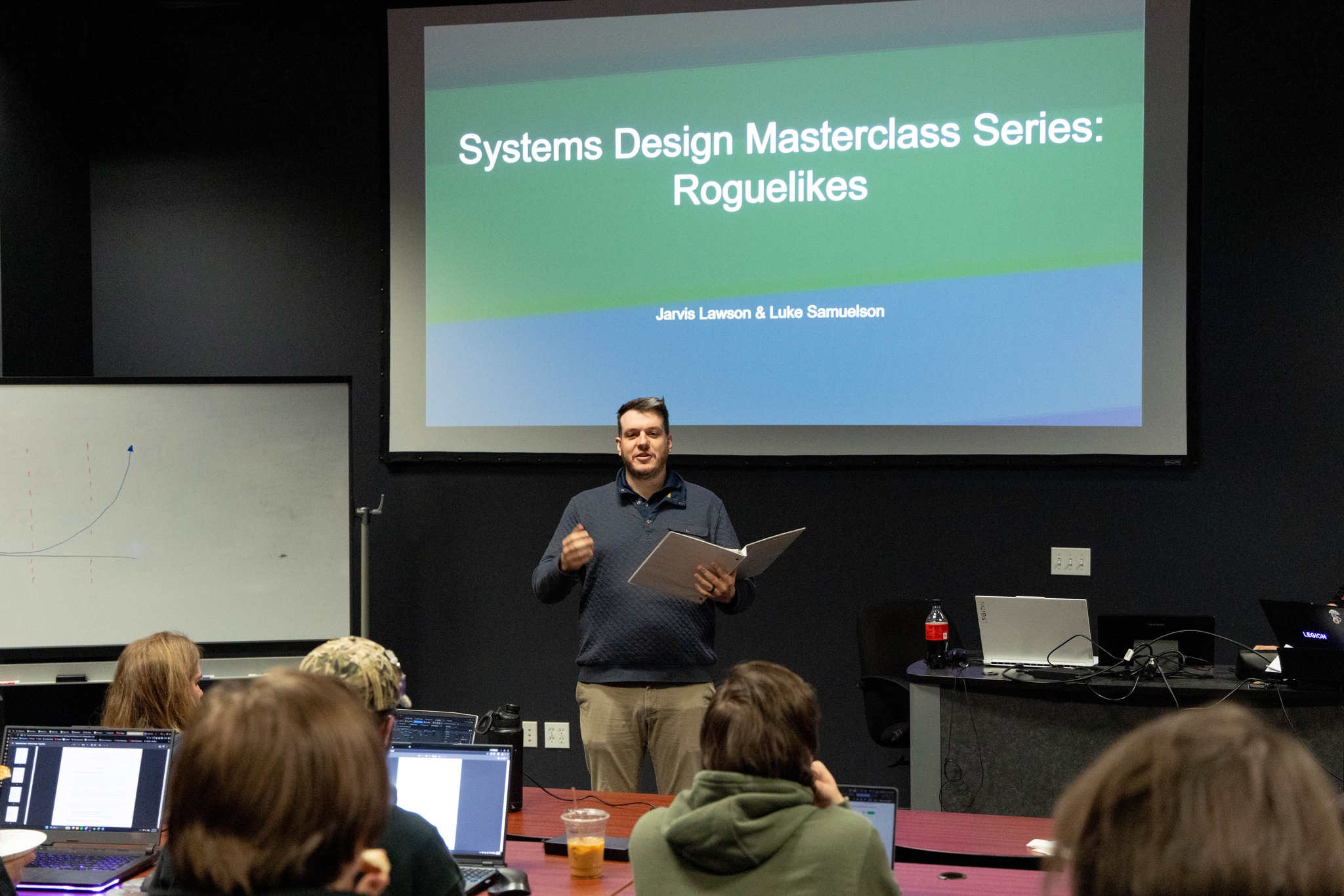Game design adjunct, Jarvis Lawson.