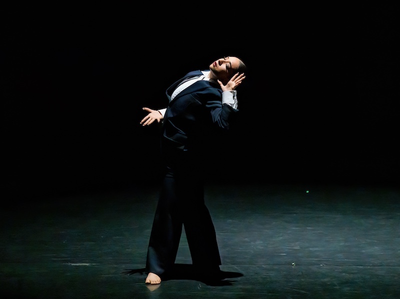 Dancer hand to ear Dancer hand to ear