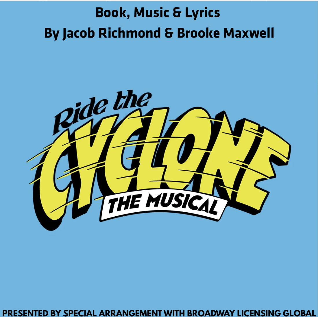 Wichita State Music Theatre Company Spring Show Ride the Cyclone Graphic