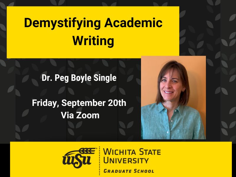 Demystifying academic writing. Friday September 20 via zoom