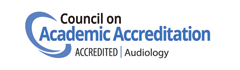 Council on Academic Accreditation - Accredited - Audiology logo
