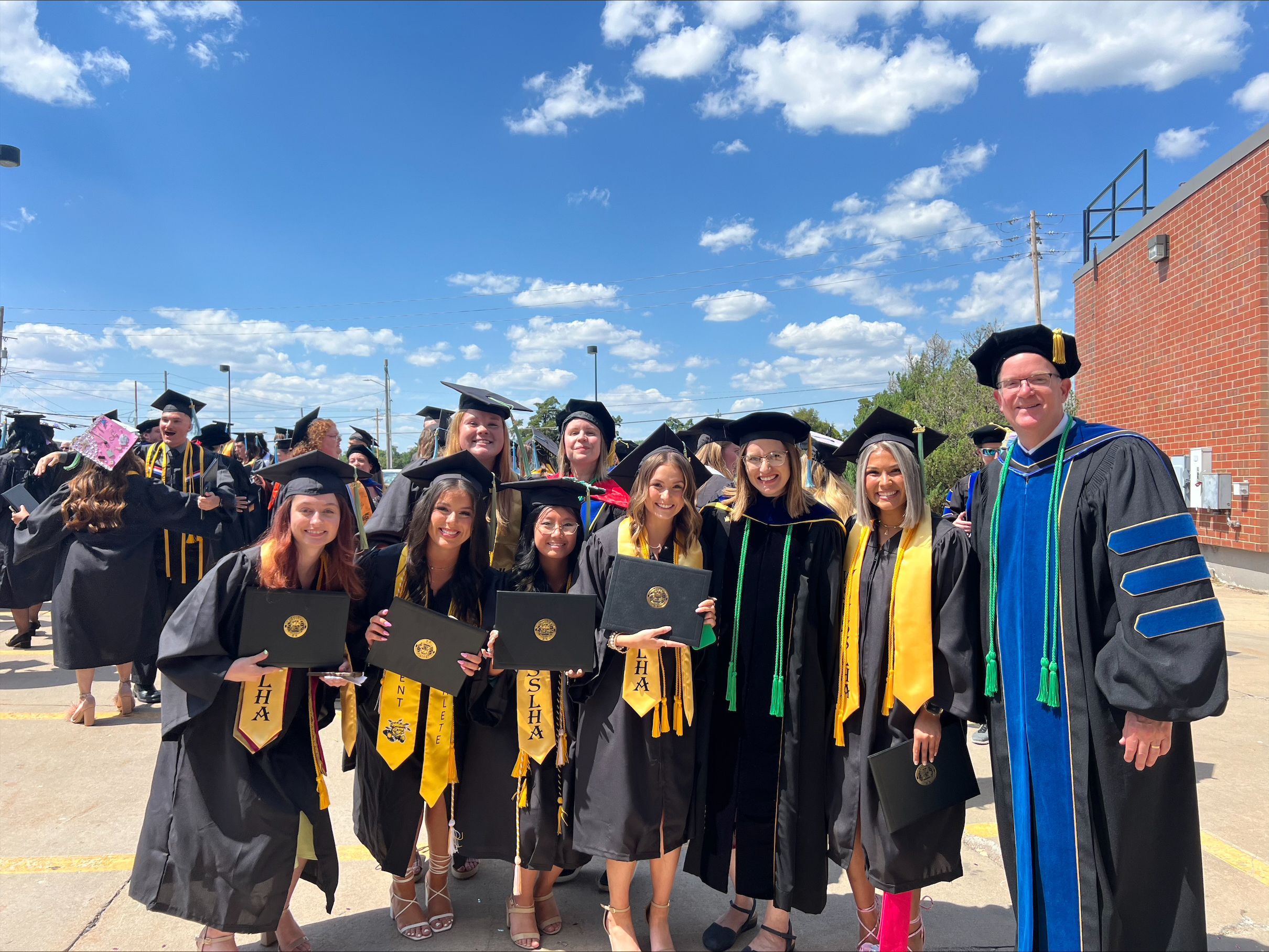 WSUSLHA exec team and CSD Chair 2024 graduation