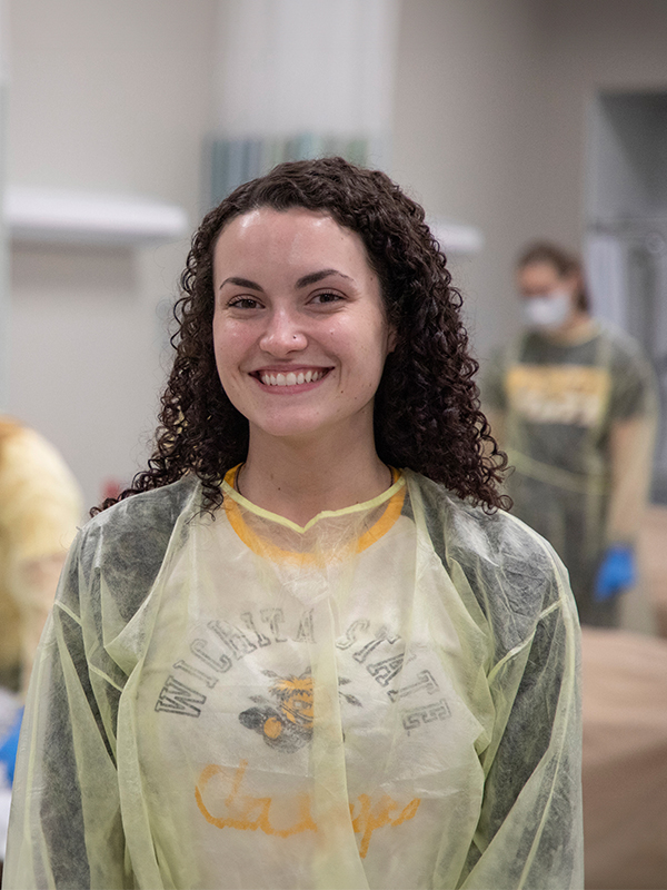 pre-nursing student smiling