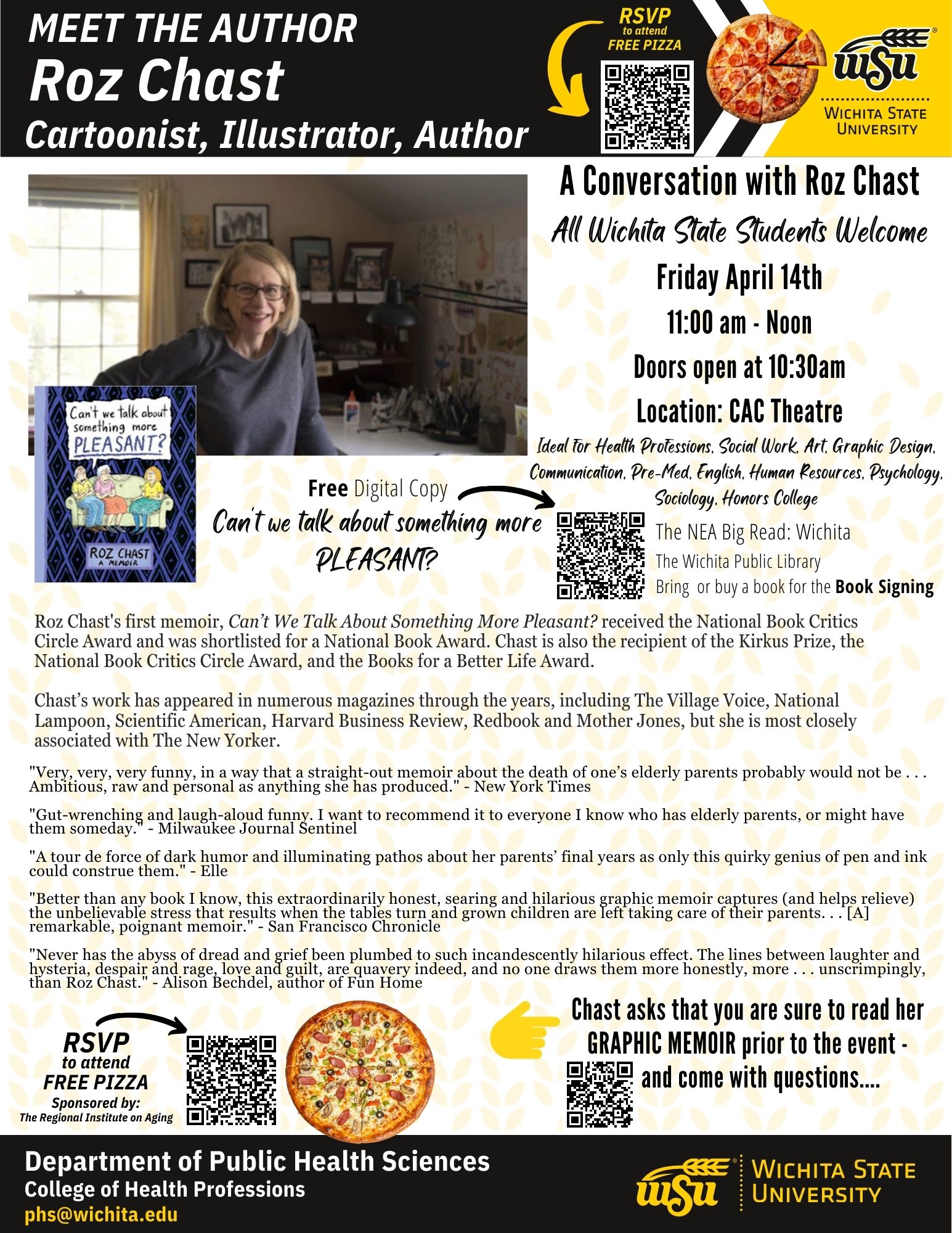 Roz Chast Student Flyer Roz Chast Student Flyer