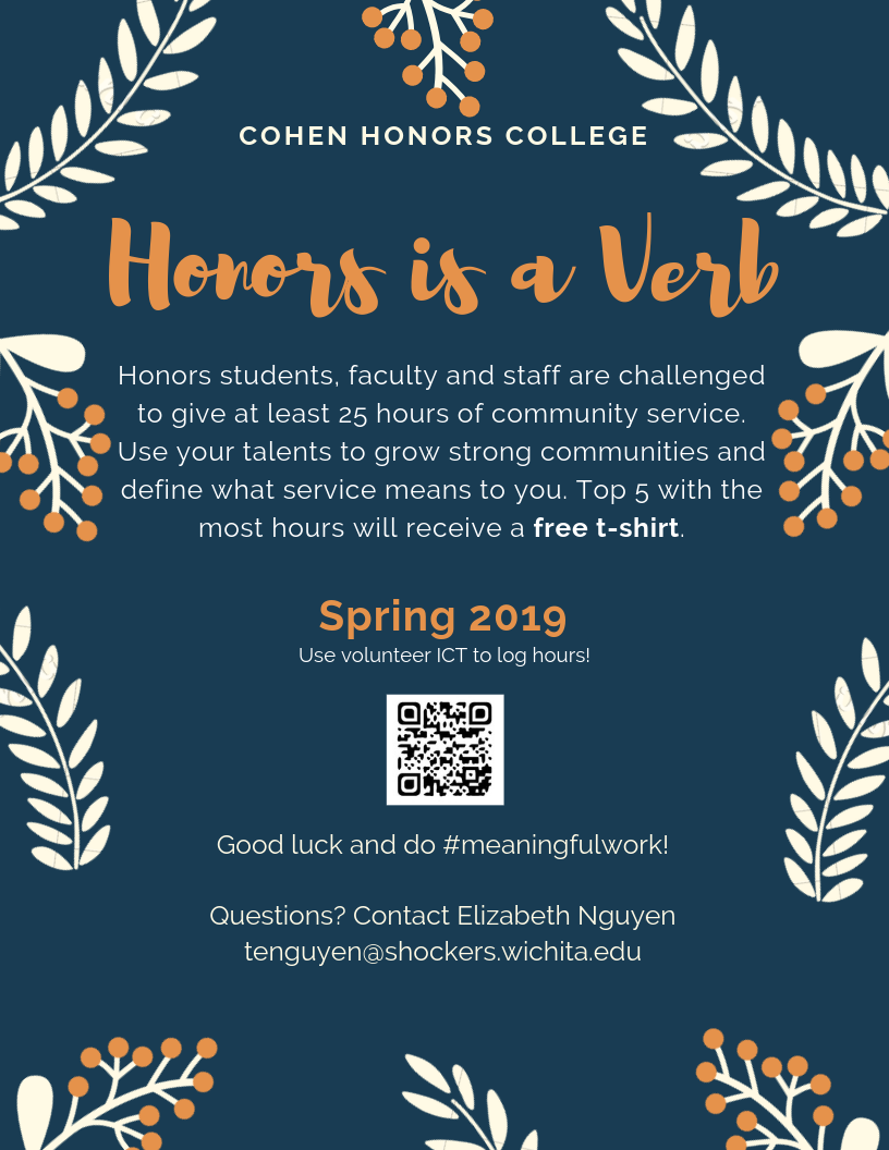 Honors is a Verb Student Honors Council Event