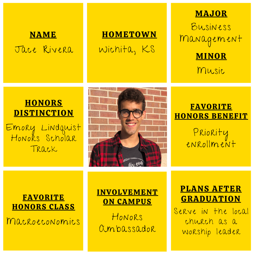 Photo and facts about student