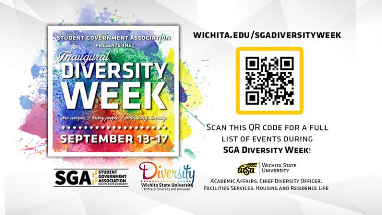 Diversity Week September 13-17 with QR code