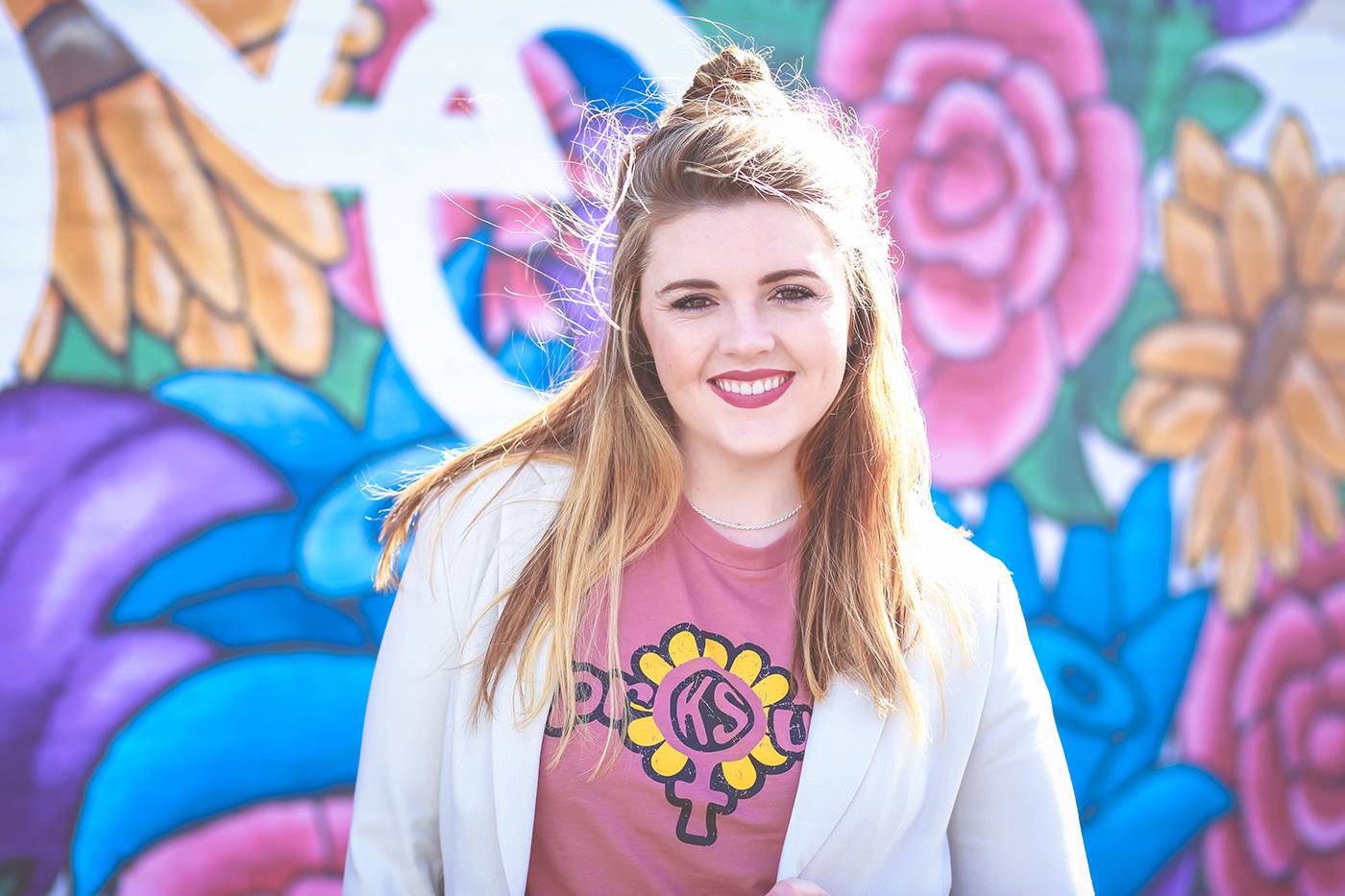 While Alyssa Johnson was finishing her last semester as a graphic design major, she was also busy starting her own business, Wichita with Love.