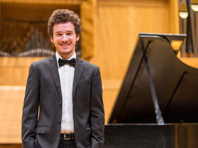 As just a freshman, piano major Patrick Orr won the grand prize in the Kansas City Symphony Young Artist Competition.