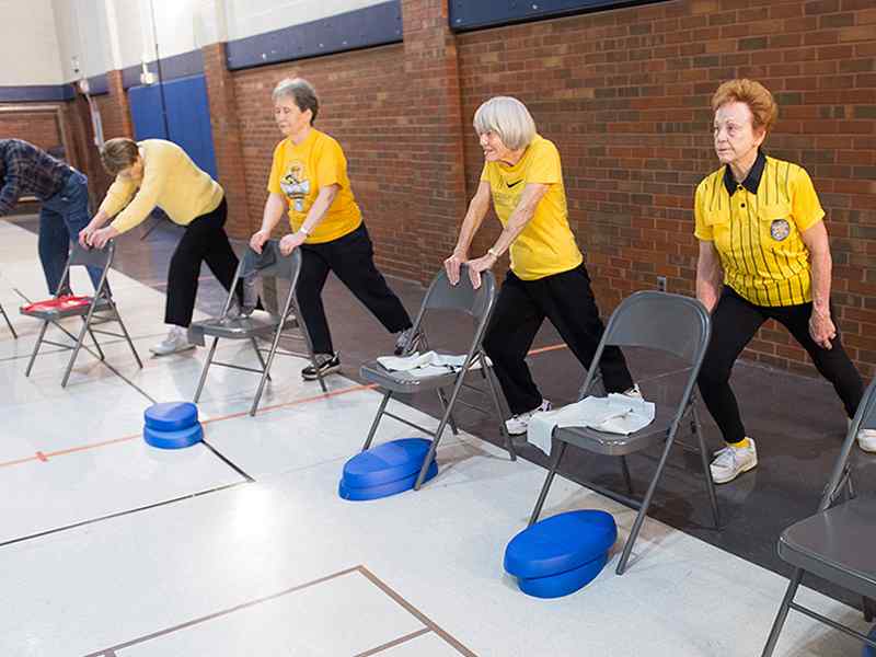 Highly trained graduate, practicum and undergraduate internship students are using their skills to lead exercise classes for older adults in the community.