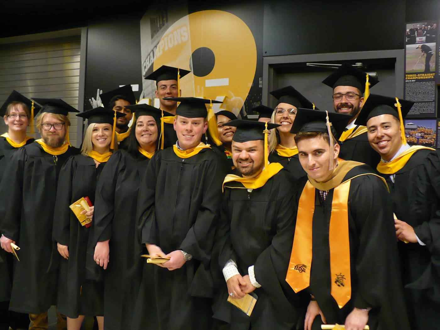 MPA program graduates at commencement
