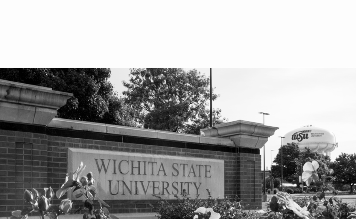 Wichita State Sign with Water Tower