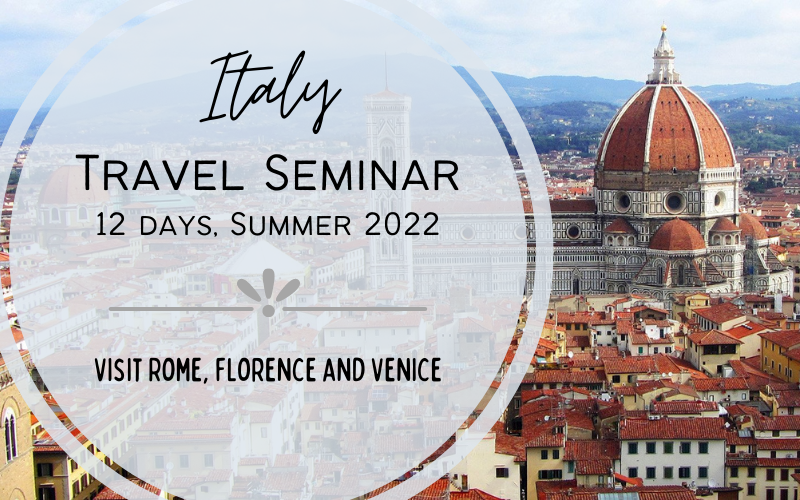 Italy Travel Seminar Flyer