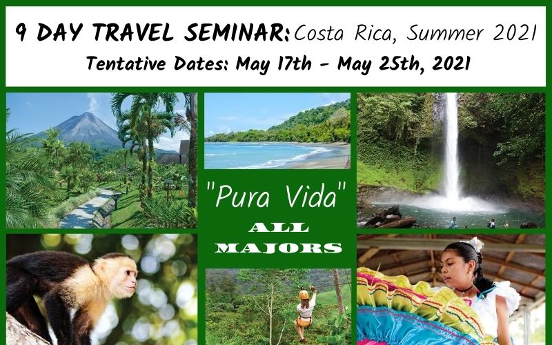 Costa Rica Travel Seminar Flyer