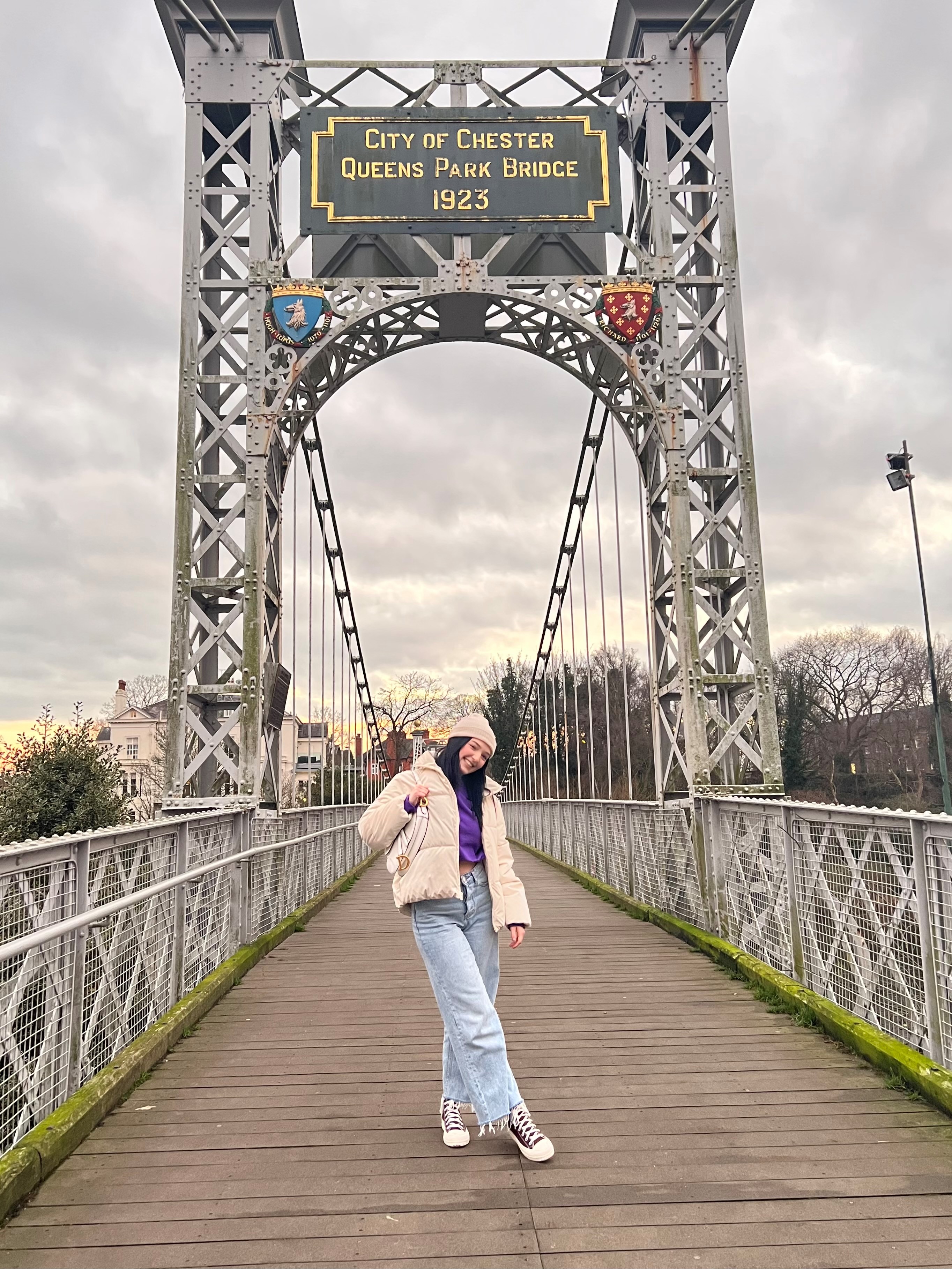 Chester Bridge with Julia