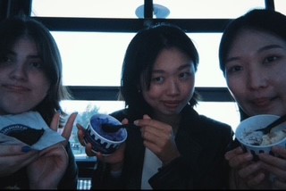 Isabella and Karin Eating