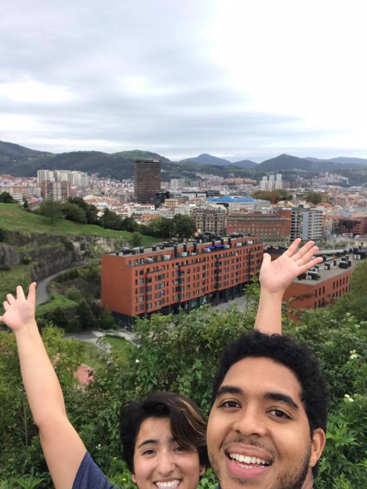 Aileen and Kori in Bilbao