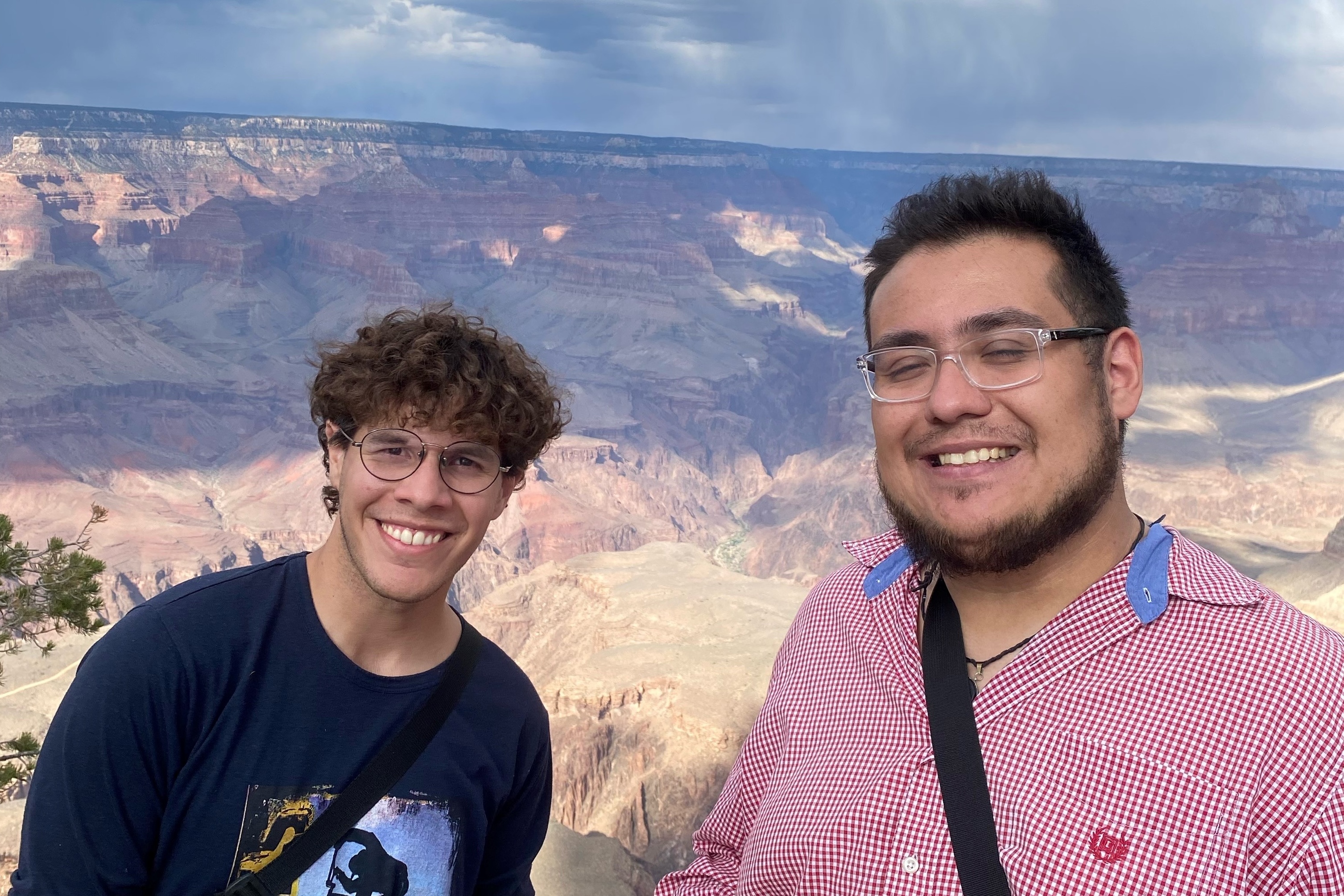 Raul and Marcelo at the Grand Canyon