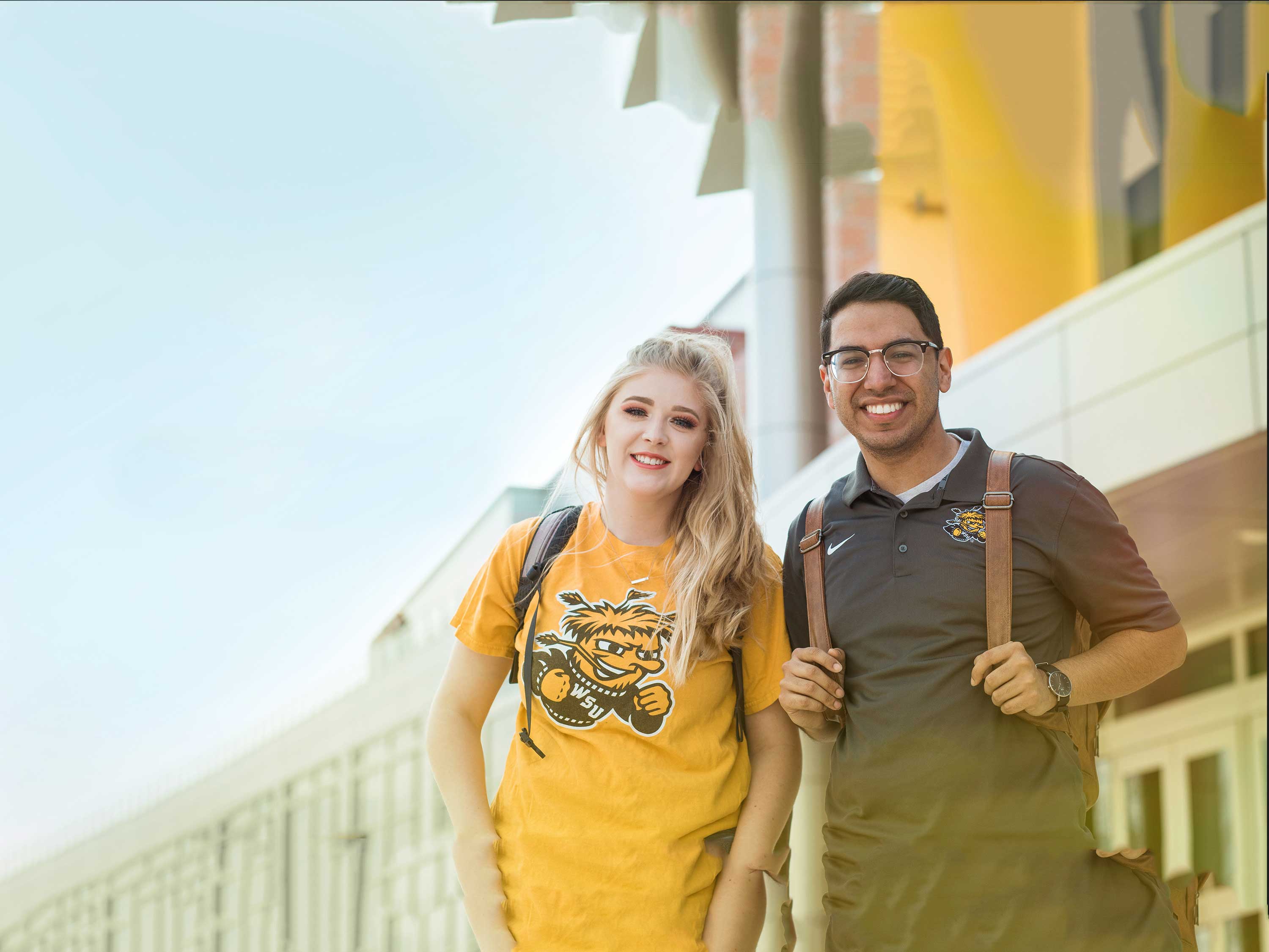 WSU students in front of the RSC.