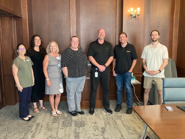 Seven in-person attendees.