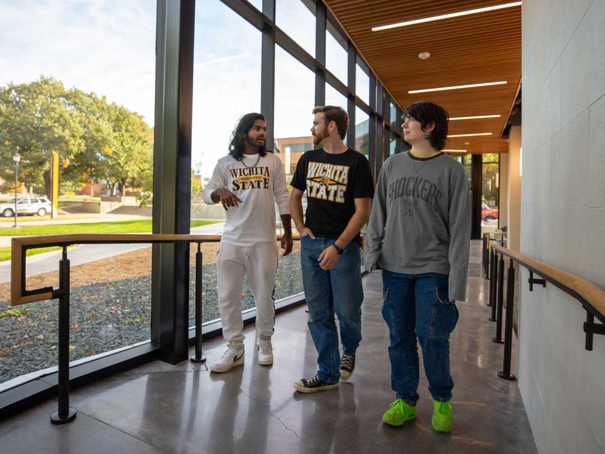 Students in the Shocker Success Center