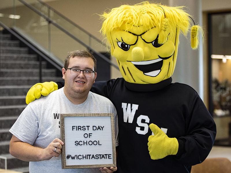 Zane Clark is a Shocker alum and a 2021 recipient of the Adelante Scholarship. He graduated from Wichita State in 2023 with his accounting degree.