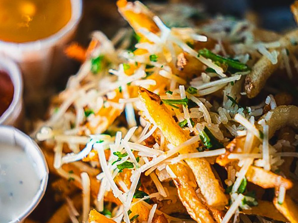 Fries at Dempsey's Burger Pub