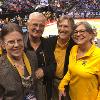Posing with President of the Kansas Senate Susan Wagle and her husband, Tom Wagle at WSU's 2016 NCAA appearance in Indianapolis