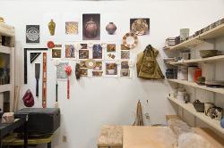 Graduate ceramics studio space