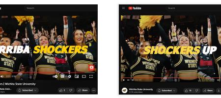 Screenshots of Shockers Up YouTube and over-the-top ads