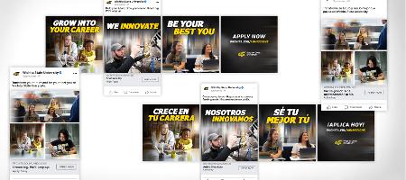 Screenshots of Shockers Up Facebook & Instagram ads