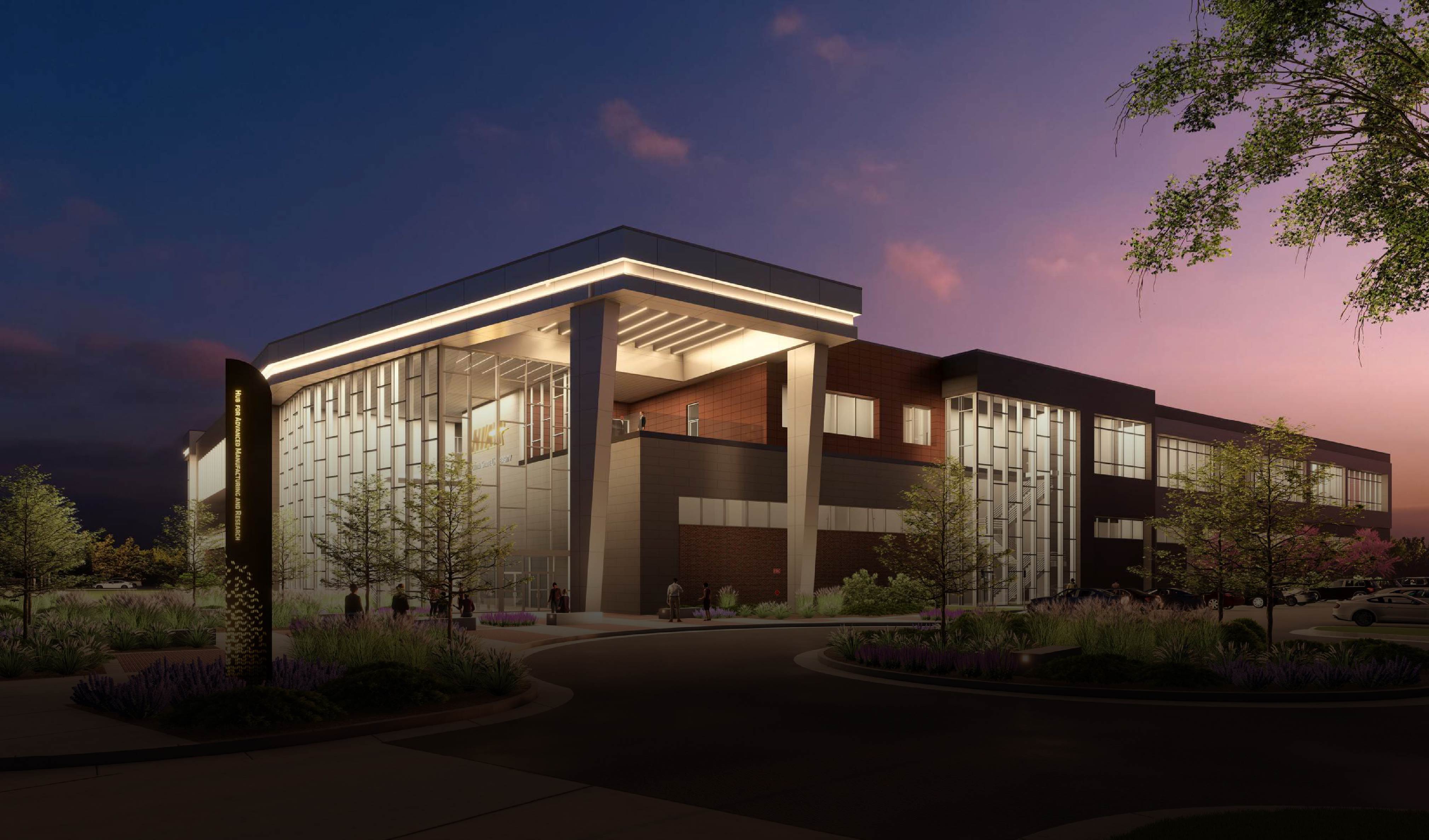 Draft rendering of HAMR building