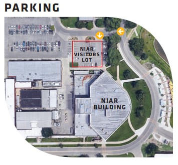 NIAR Parking map