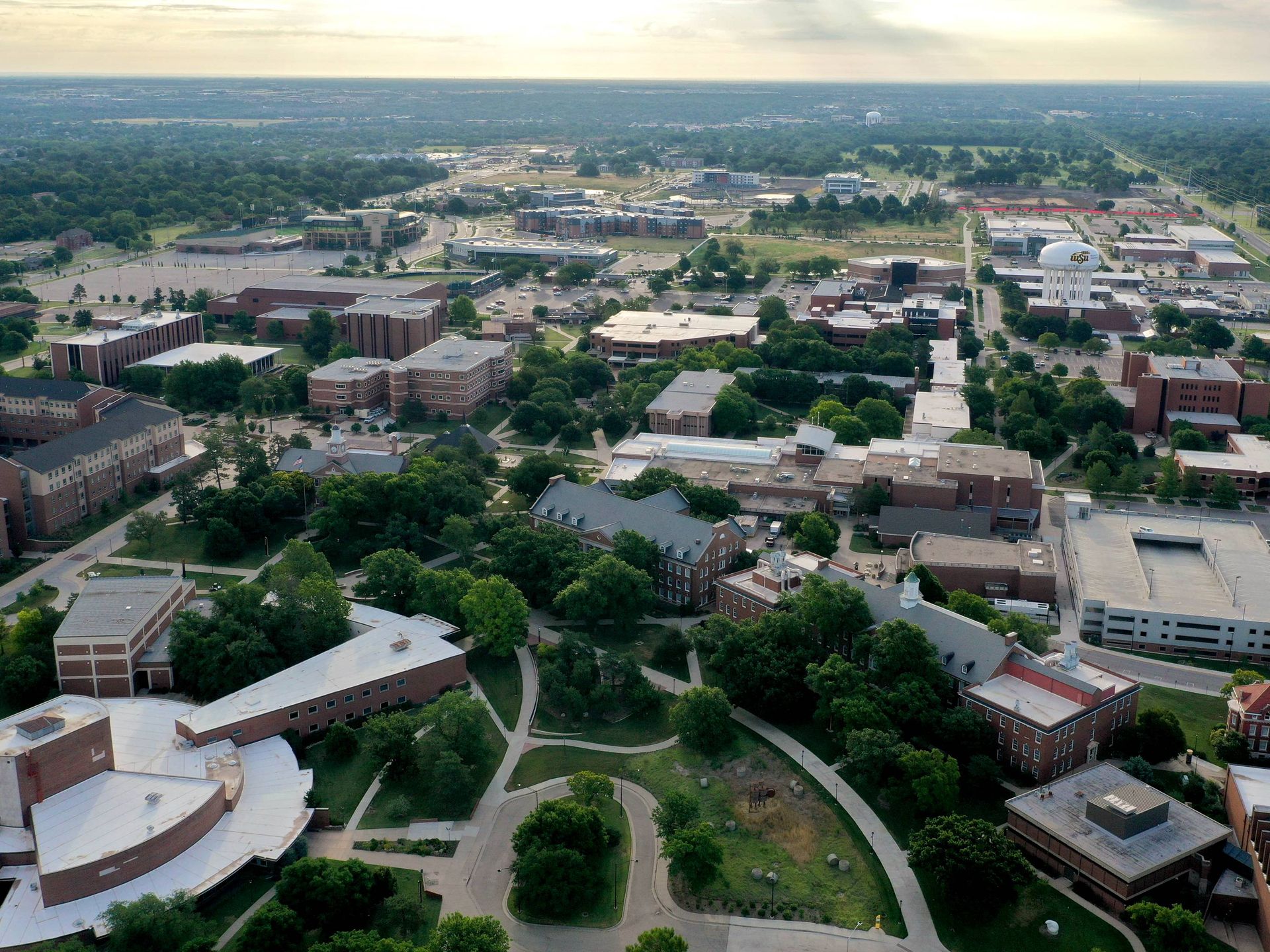Aerial photo of Wichita State University