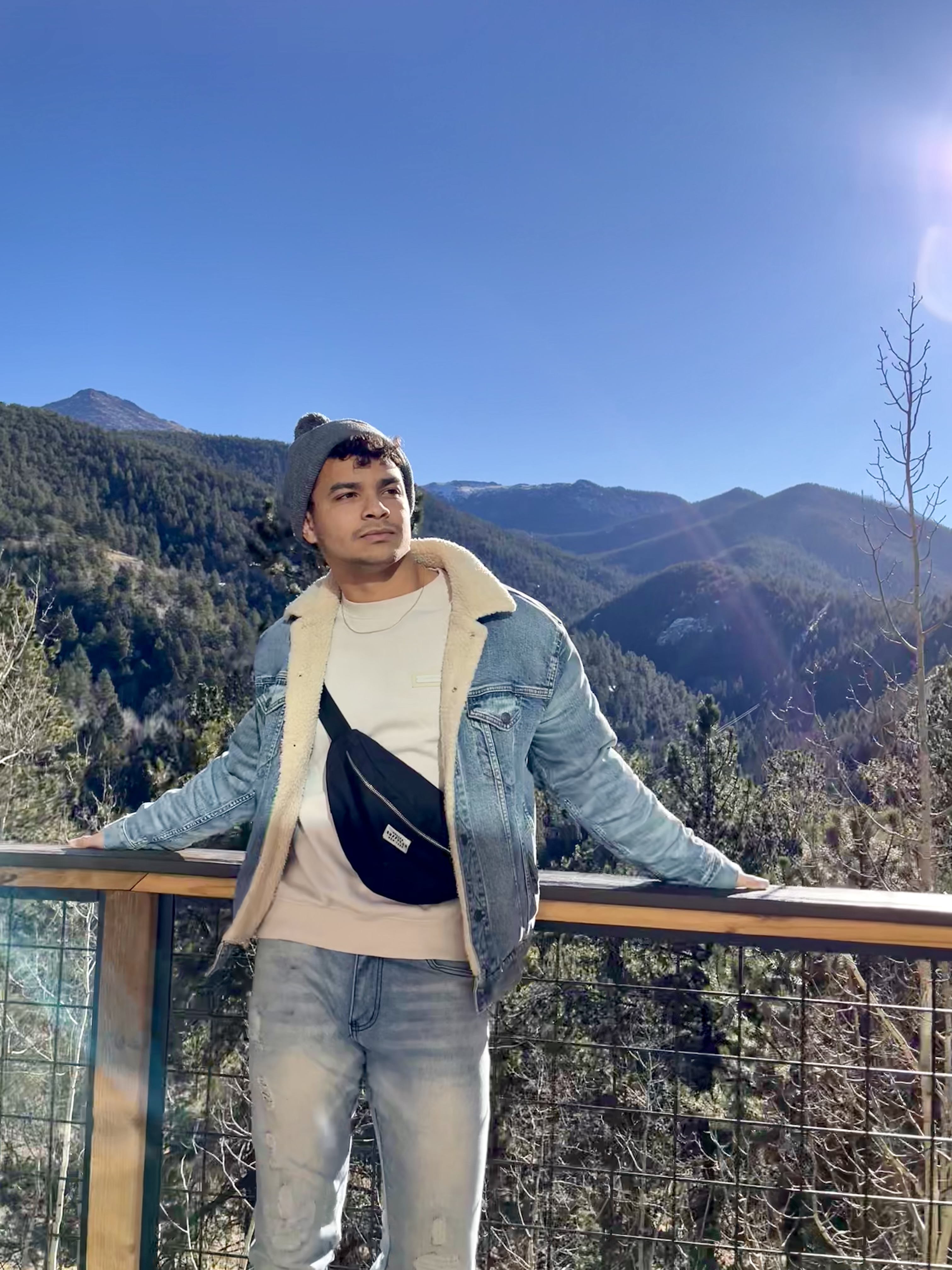 Photo of Traecy Freeman in the mountains