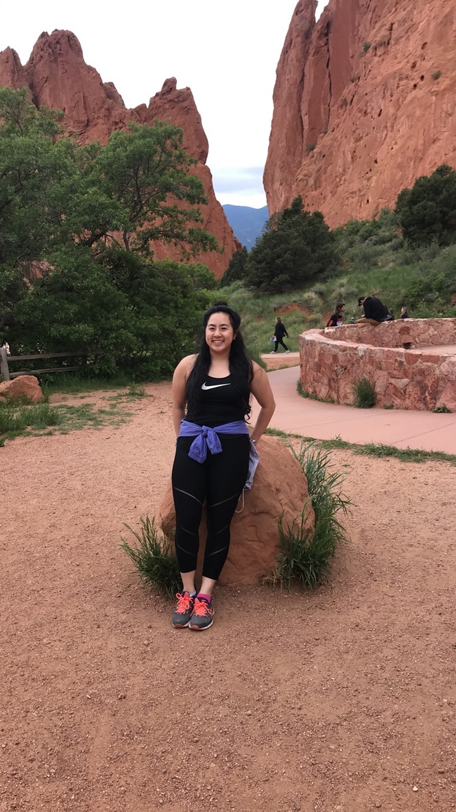 Photo of Thao Pham on a hike