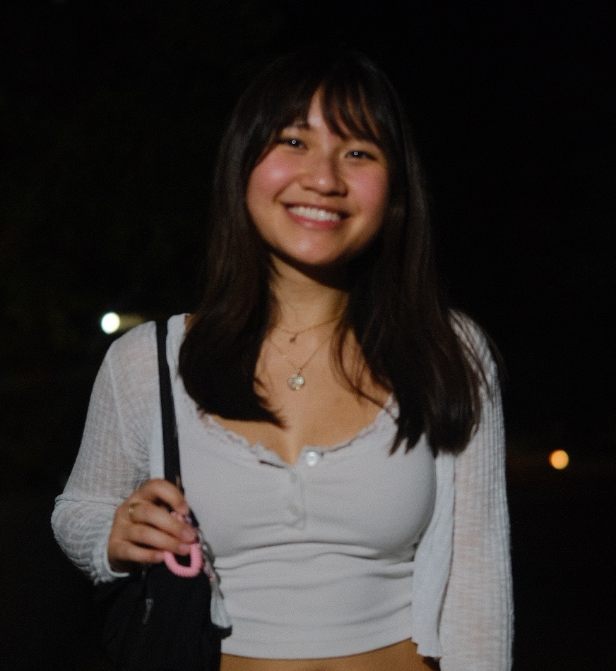 Photo of Christine Nguyen at night