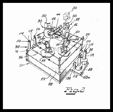 patent drawing of boxing robots