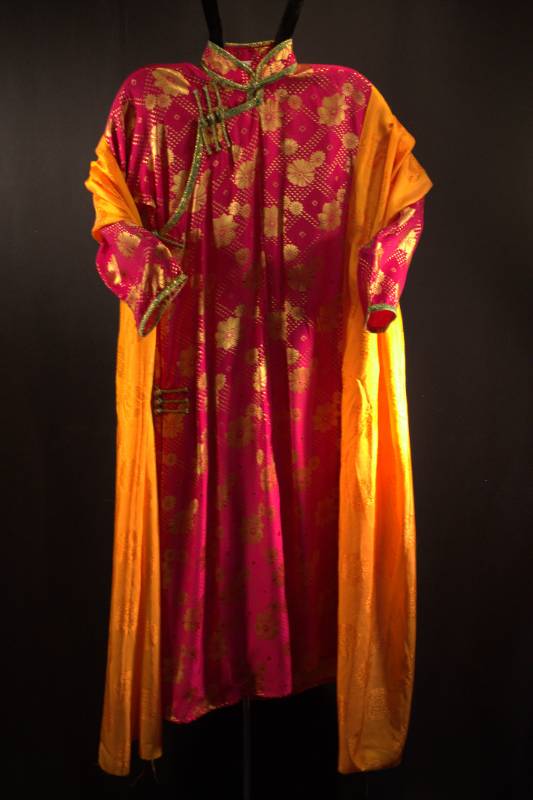 Gold Floral Hanfu Red and Gold Hanfu with floral Design