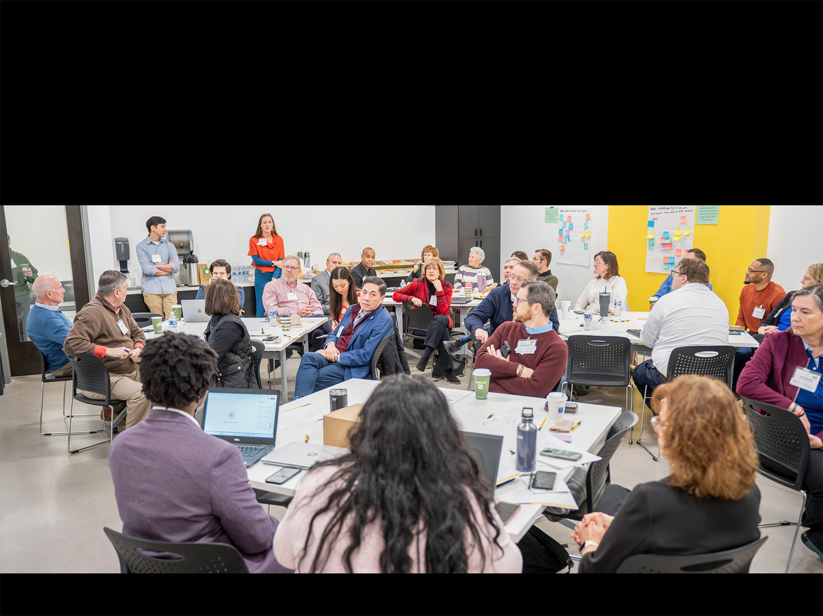 presenting research to a group