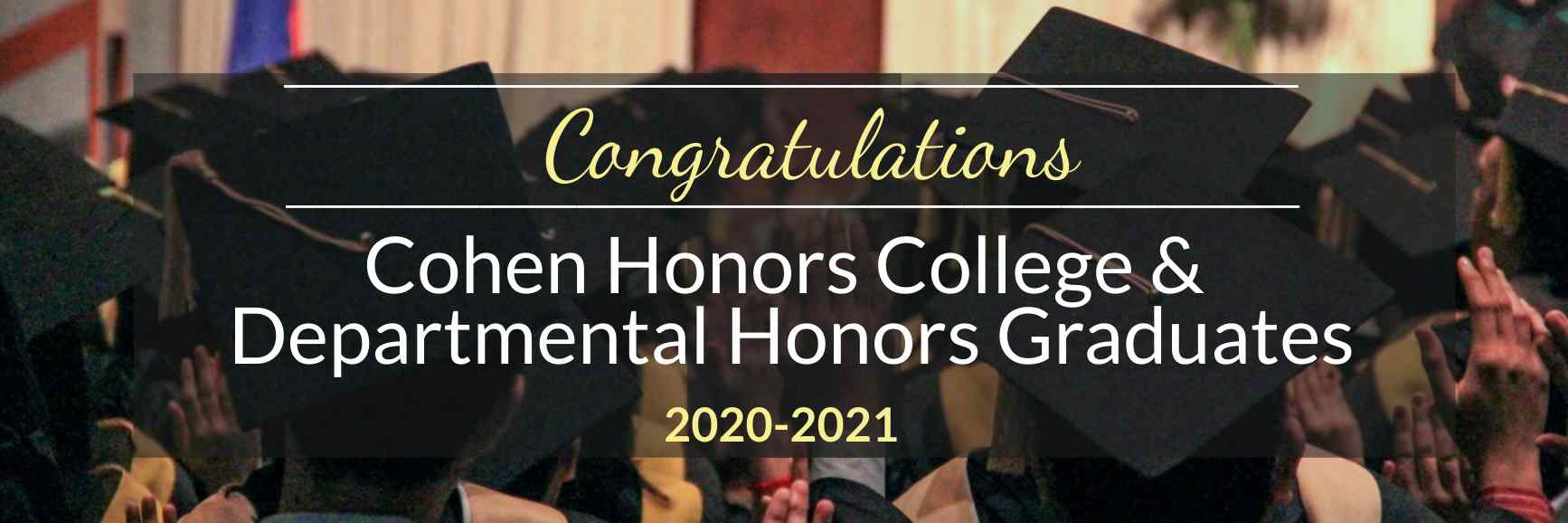 Congratulations Honors Graduates