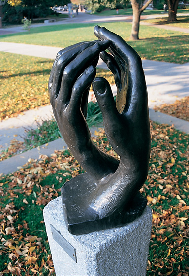 Photo: Hands Sculpture